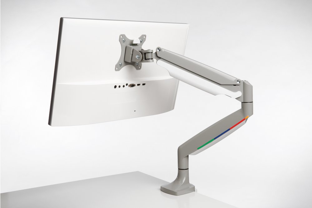 monitor arm with large clamp