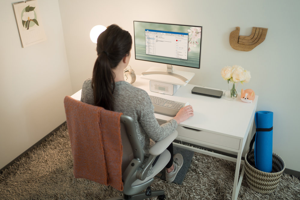 Office desk air deals purifier