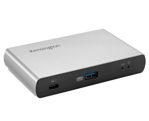 SD2600T Thunderbolt™ 4 Dual 4K Nano Docking Station – 65W PD – Windows/macOS on white background.