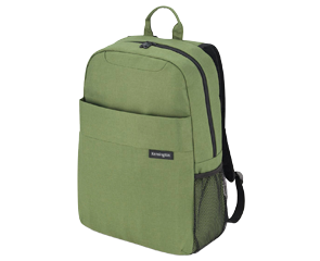 Simply Portable™ Lite Backpack 16” - Green on white background.