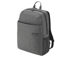 Simply Portable™ Lite Backpack 16” - Gray on white background.