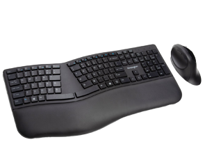 Pro Fit® Ergo Wireless Keyboard and Mouse on white background.