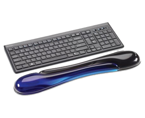 Duo Gel Wave Keyboard Wrist Rest on white background.