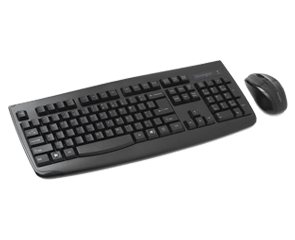 Keyboard for Life Wireless Desktop Set on white background.