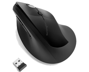 Pro Fit® Ergo Vertical Wireless Mouse on white background.