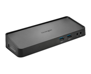 SD3650 5Gbps USB 3.0 Dual 2K Docking Station - DisplayPort & HDMI - Windows on white background.