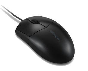 Pro Fit® Wired Washable Mouse on white background.