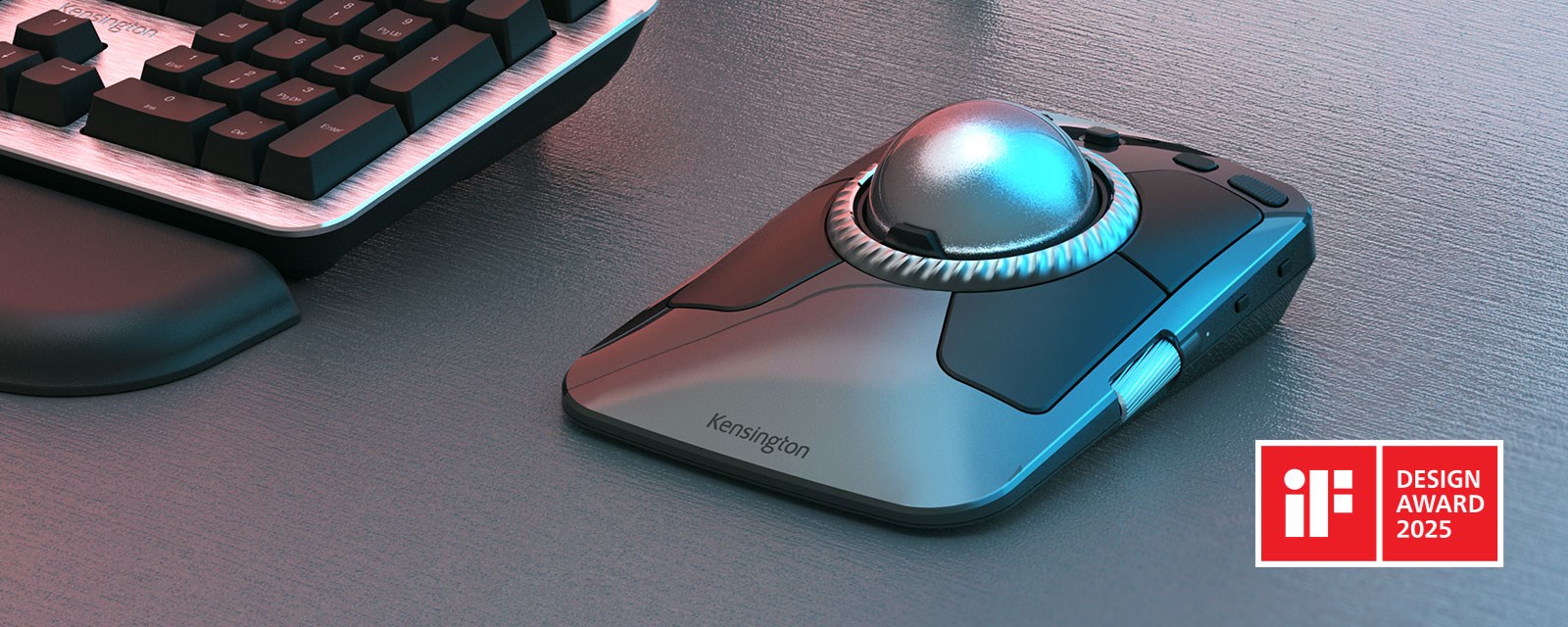 TB800 Trackball on desk.