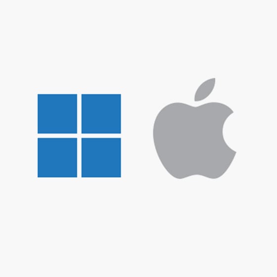 Windows and macOS operating systems that work with Kensington docks.