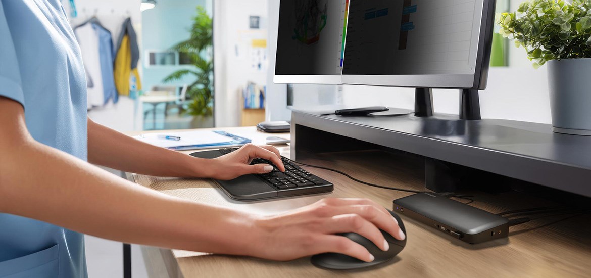 Nurse and Doctor working at the hospital.