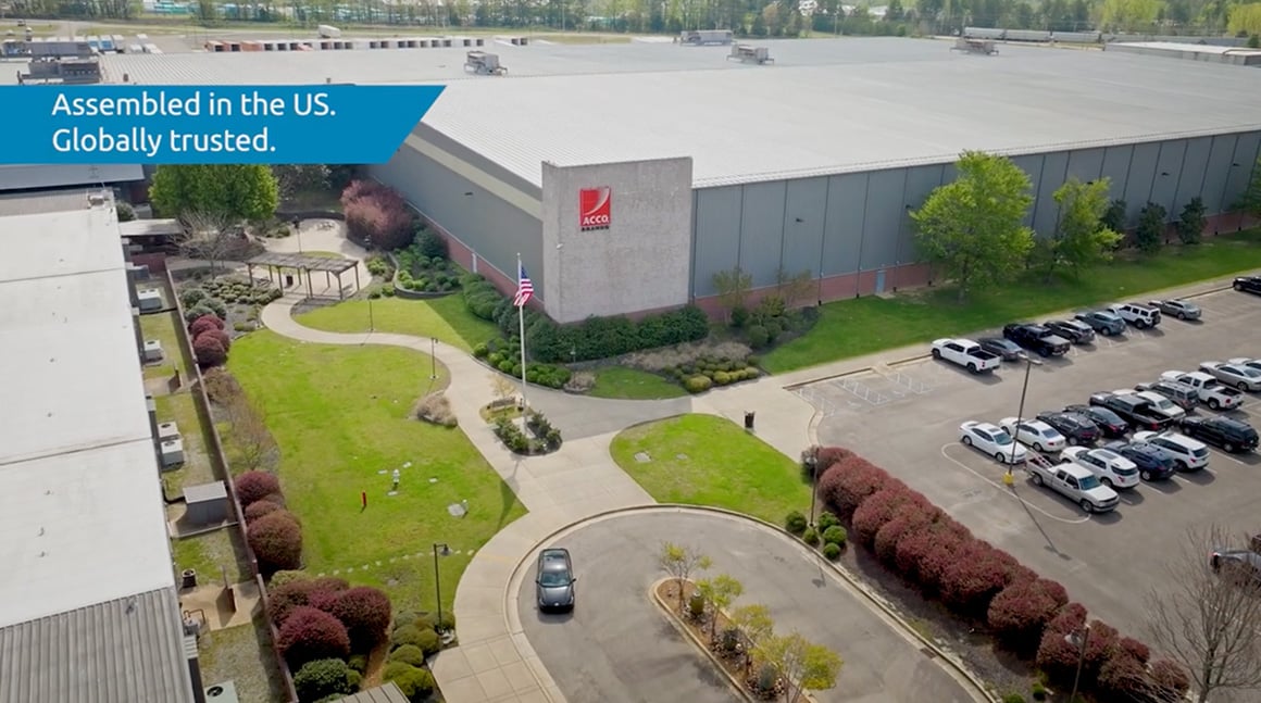 Video: building with title final assembly in Germany. Globally trusted