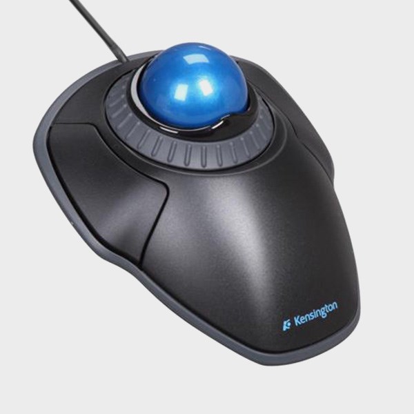 Slimblade trackball på hvid baggrund.