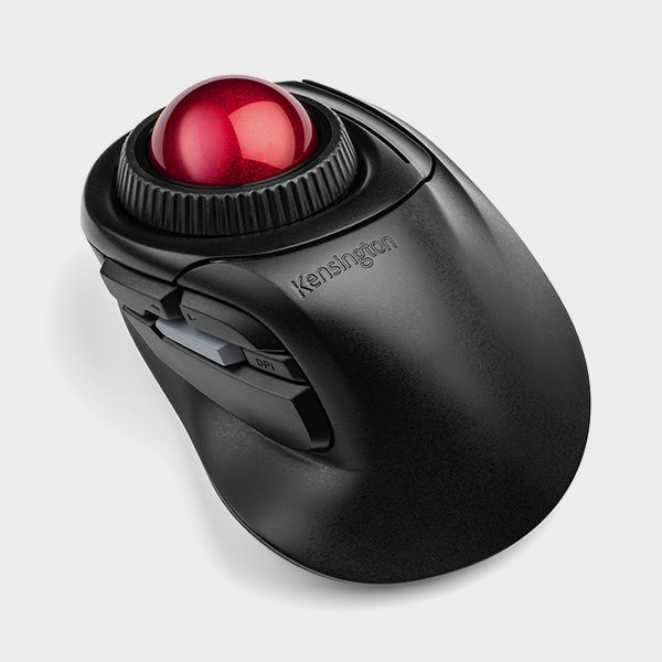 Trackball wireless Orbit Fusion su sfondo bianco.